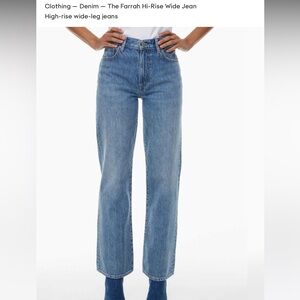 The Farrah High-Rise Wide Leg Size 24